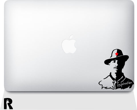 Inspirational Bhagat Singh Laptop Sticker