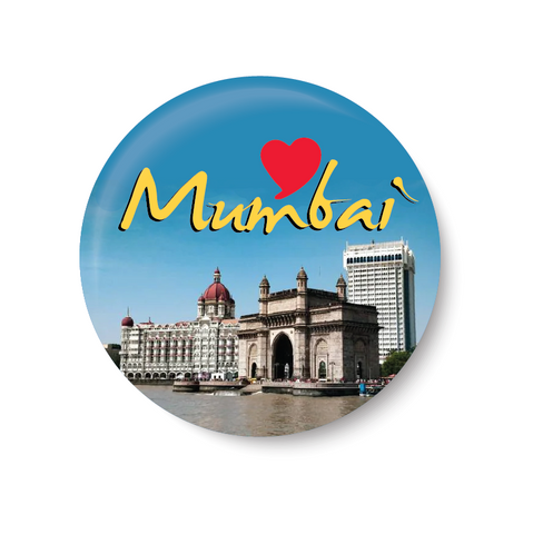 Love Mumbai I Travel Memories I Fridge Magnet