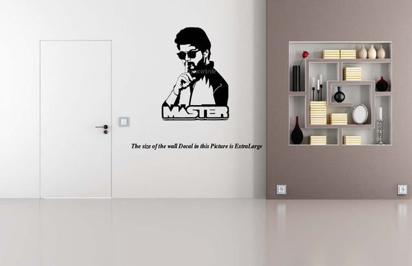 Vijay Wall Decal, Master Wall Decal, Master sticker, Wall Decal