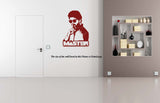 Vijay Wall Decal, Master Wall Decal, Master sticker, Wall Decal