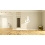 Ohm with Trishul Wall Decal