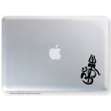 Ohm with Trishul Sticker,Ohm Sticker,Ohm Decal,Ohm Laptop Sticker,Ohm with Trishul Laptop Sticker