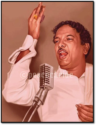 Dr. Kalaignar M. Karunanidhi Wall Poster/Frame