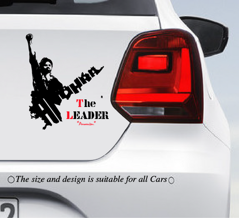 The Leader-Pawan Kalyan Car Bumper Decal