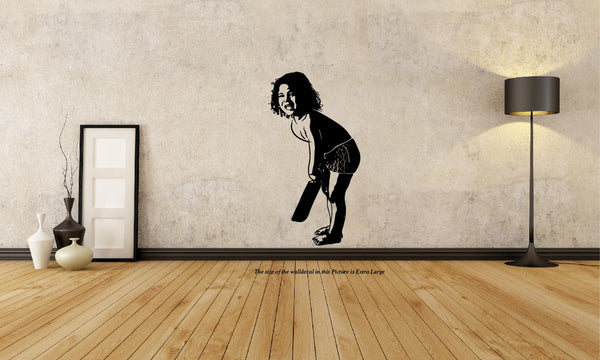 Sachin Tendulkar as Little Master Wall Decal