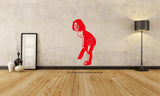 Sachin Tendulkar as Little Master Wall Decal