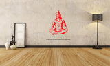 Lord Shiva Meditation Wall Decal
