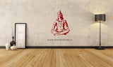 Lord Shiva Meditation Wall Decal