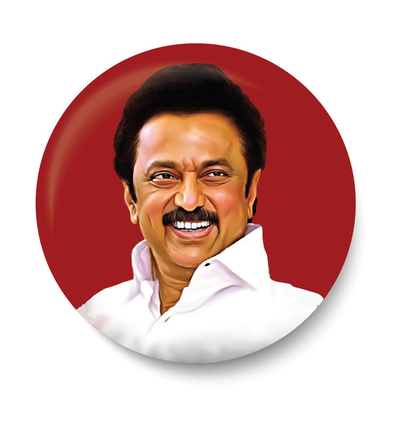 Muthuvel Karunanidhi Stalin I MK Stalin I DMK I Fridge Magnet