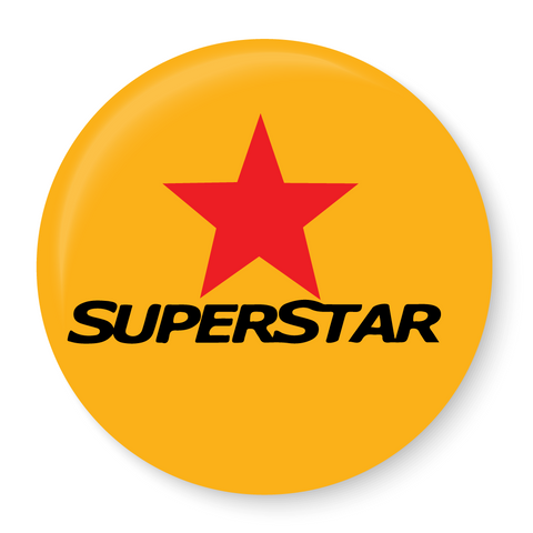 Super Star Pin Badge