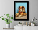 Stone Chariot- Hampi Poster/Frame