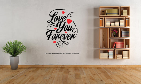 Travel, Love you Forever , Romantic ,Love , Valentines Day , Wall Decal