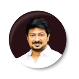 Udhayanidhi Stalin I DMK I Pin Badge