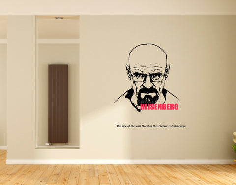 Werner Heisenberg Wall Decal,Wall sticker,Heisenberg ,Wall Decal